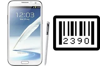 Come vedere il numero di serie su Samsung Galaxy Note II N7100