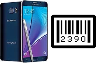 Come vedere il numero di serie su Samsung Galaxy Note5 Duos