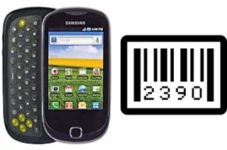 Come vedere il numero di serie su Samsung Galaxy Q T589R