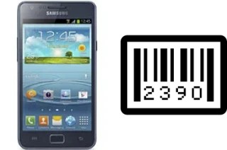 Come vedere il numero di serie su Samsung I9105 Galaxy S II Plus