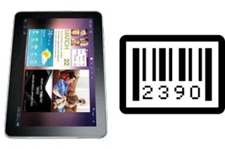 Come vedere il numero di serie su Samsung Galaxy Tab 10.1 P7510