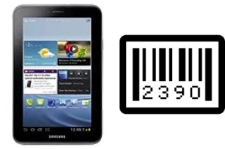 Come vedere il numero di serie su Samsung Galaxy Tab 2 7.0 P3100