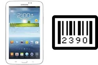 Come vedere il numero di serie su Samsung Galaxy Tab 3 7.0 WiFi