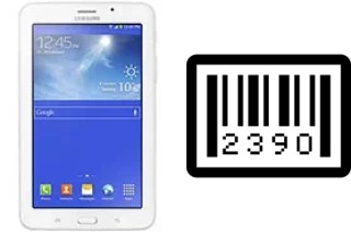 Come vedere il numero di serie su Samsung Galaxy Tab 3 V