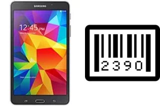 Come vedere il numero di serie su Samsung Galaxy Tab 4 7.0 3G