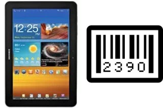 Come vedere il numero di serie su Samsung Galaxy Tab 8.9 P7310