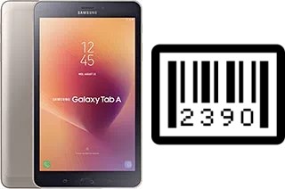 Come vedere il numero di serie su Samsung Galaxy Tab A 8.0 (2017)