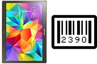 Come vedere il numero di serie su Samsung Galaxy Tab S 10.5