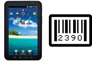 Come vedere il numero di serie su Samsung Galaxy Tab T-Mobile T849