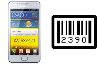 Come vedere il numero di serie su Samsung I9100G Galaxy S II