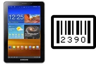 Come vedere il numero di serie su Samsung P6810 Galaxy Tab 7.7