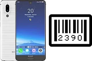 Come vedere il numero di serie su Sharp Aquos S2