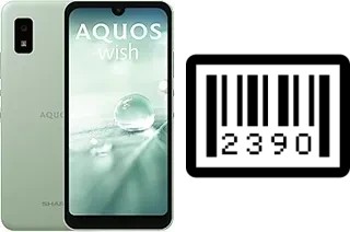 Come vedere il numero di serie su Sharp Aquos wish