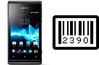 Come vedere il numero di serie su Sony Xperia E dual