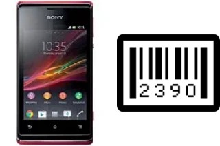 Come vedere il numero di serie su Sony Xperia E