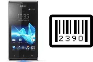 Come vedere il numero di serie su Sony Xperia J