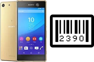 Come vedere il numero di serie su Sony Xperia M5 Dual