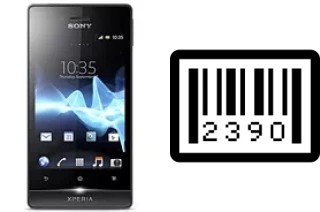 Come vedere il numero di serie su Sony Xperia miro