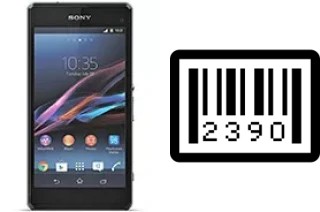 Come vedere il numero di serie su Sony Xperia Z1 Compact