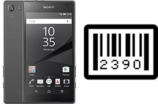 Come vedere il numero di serie su Sony Xperia Z5 Compact