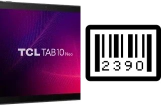 Come vedere il numero di serie su TCL Tab10 Neo