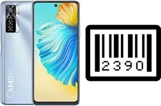 Come vedere il numero di serie su Tecno Camon 17 Pro