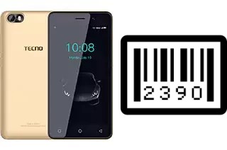 Come vedere il numero di serie su Tecno F2