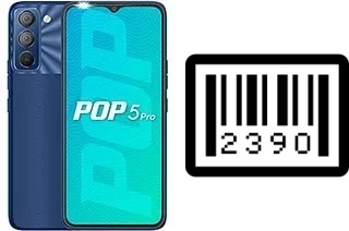 Come vedere il numero di serie su Tecno Pop 5 Pro