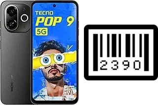 Come vedere il numero di serie su Tecno Pop 9