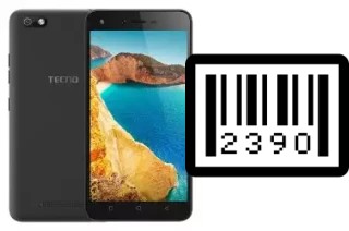 Come vedere il numero di serie su Tecno W3 Pro