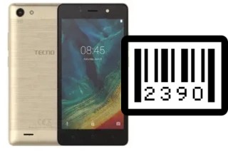 Come vedere il numero di serie su Tecno WX3 P