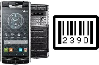 Come vedere il numero di serie su Vertu Signature Touch