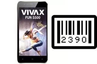 Come vedere il numero di serie su Vivax Fun S500