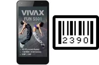 Come vedere il numero di serie su Vivax Fun S501