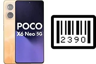 Come vedere il numero di serie su Xiaomi Poco X6 Neo