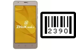 Come vedere il numero di serie su ZH-K Mobile Spark 3