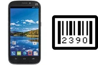 Come vedere il numero di serie su ZTE Grand X Plus Z826