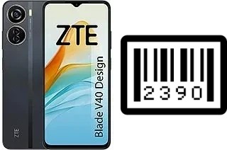 Come vedere il numero di serie su ZTE Blade V40 Design