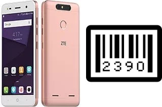 Come vedere il numero di serie su ZTE Blade V8 Mini