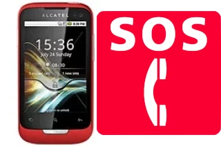 Chiamate di emergenza su alcatel OT-985