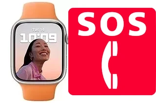 Chiamate di emergenza su Apple Watch Series 7 Aluminum