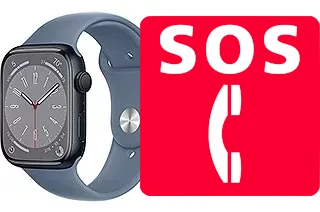 Chiamate di emergenza su Apple Watch Series 8 Aluminum