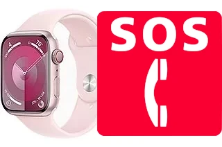 Chiamate di emergenza su Apple Watch Series 9 Aluminum