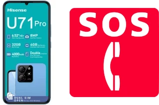 Chiamate di emergenza su HiSense U71 Pro
