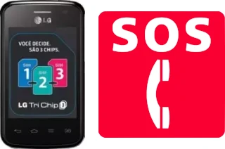 Chiamate di emergenza su LG Optimus L1 II Tri