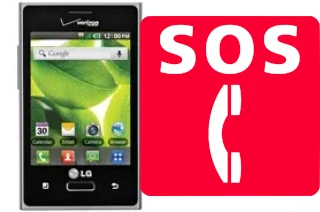 Chiamate di emergenza su LG Optimus Zone VS410