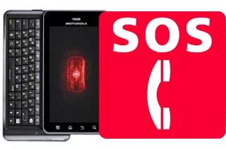 Chiamate di emergenza su Motorola DROID 3