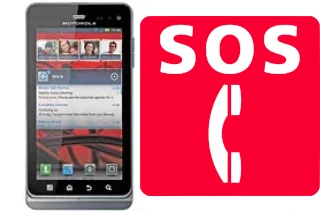 Chiamate di emergenza su Motorola MILESTONE 3 XT860
