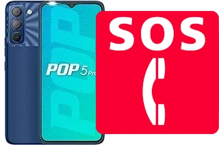 Chiamate di emergenza su Tecno Pop 5 Pro