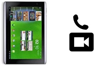 Effettua videochiamate con ad Acer Iconia Tab A500